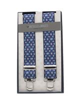 Picture of Elastic braces with blue background pattern