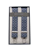 Picture of Elastic braces with powder blue background pattern