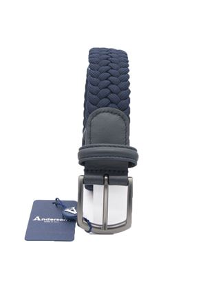 Immagine di Cintura in elastico intrecciato blu