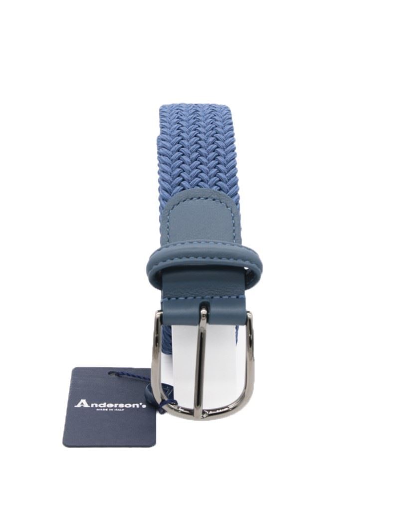 Picture of Light blue braided elastic belt