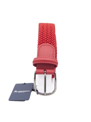 Picture of Red braided elastic belt