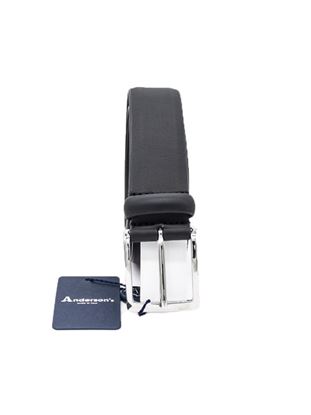 Picture of Black leather seamless belt