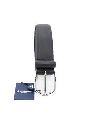 Picture of Black leather seamless belt