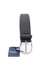 Picture of Black leather seamless belt
