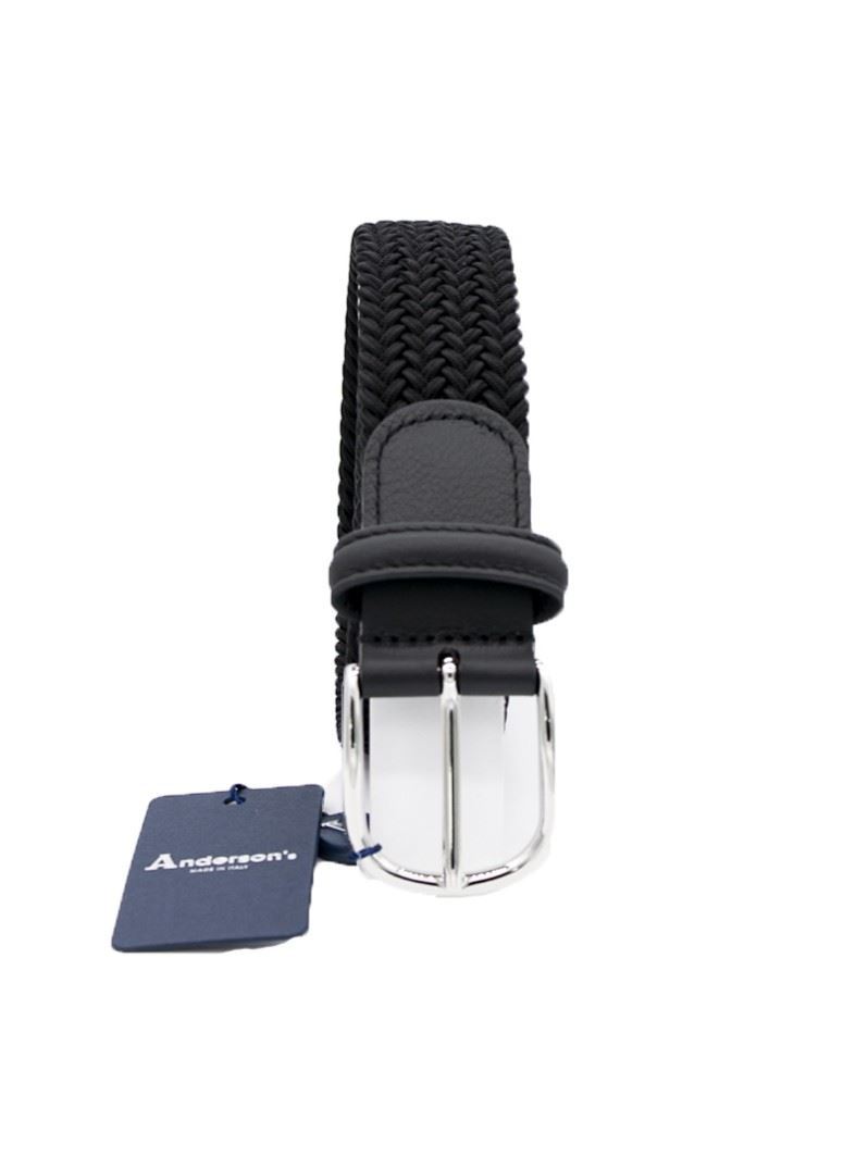 Picture of Black Braided elastic belt