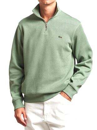 Immagine di Felpa 1/2 zip verde