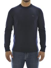 Picture of navy blue merino wool crewneck