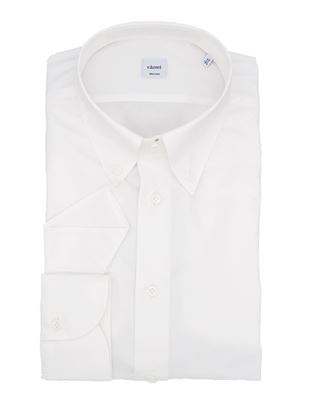 Immagine di Camicia Zephir di cotone bianca button down