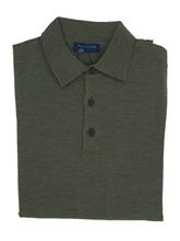 Immagine di Polo lana merino Trefili® Verde Muschio
