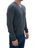 Picture of Dark grey V-neck wool sweater