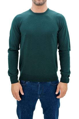 Immagine di Maglia Lana Girocollo verde scuro