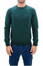 Immagine di Maglia Lana Girocollo verde scuro