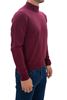 Picture of Burgundy Low turtleneck wool sweater