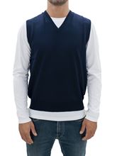 Immagine di Gilet lana blu