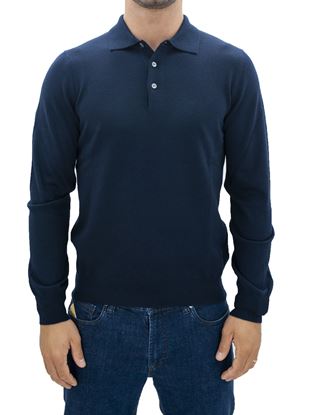 Immagine di Polo lana blu