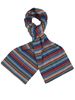 Picture of Striped scarf with blue background
