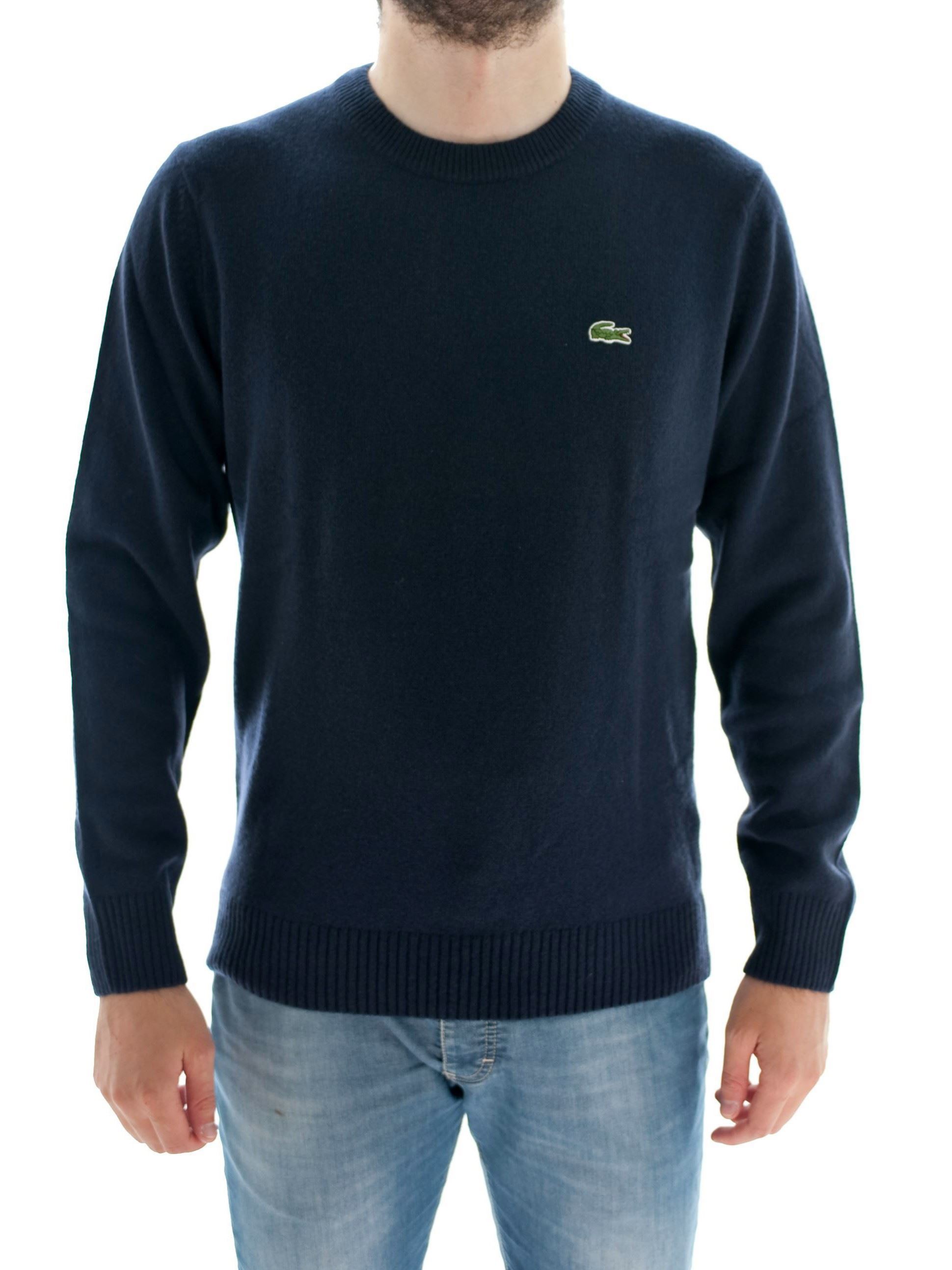 Picture of Blue wool crewneck sweater