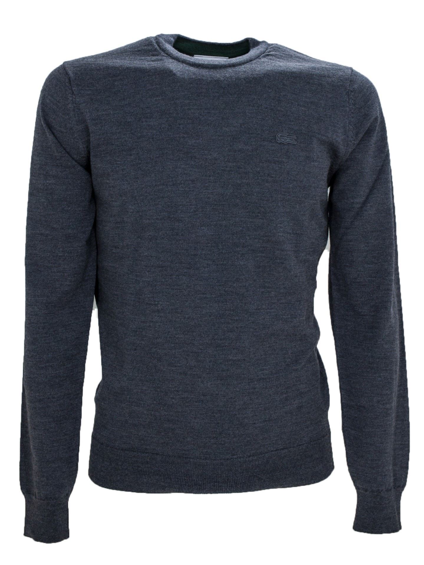 Immagine di girocollo lana merino grigio