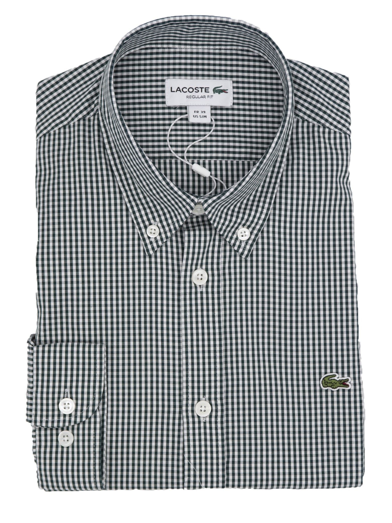 Picture of White/green checked shirt
